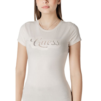 Guess Beige Cotton T-Shirt
