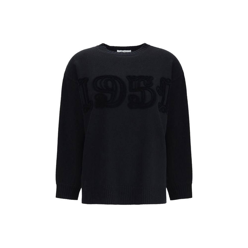 Max Mara Black Wool Sweatshirt