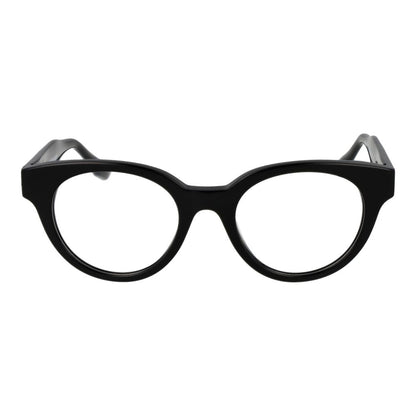 Unisex Trussardi Black Acetate Glasses (Frames) with full-rim browline style and demo lenses.