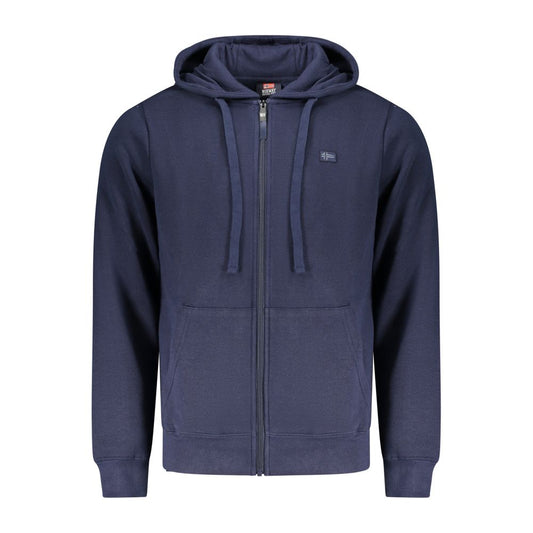 Norway 1963 Blue Cotton Men's Hoodie Sweatshirt