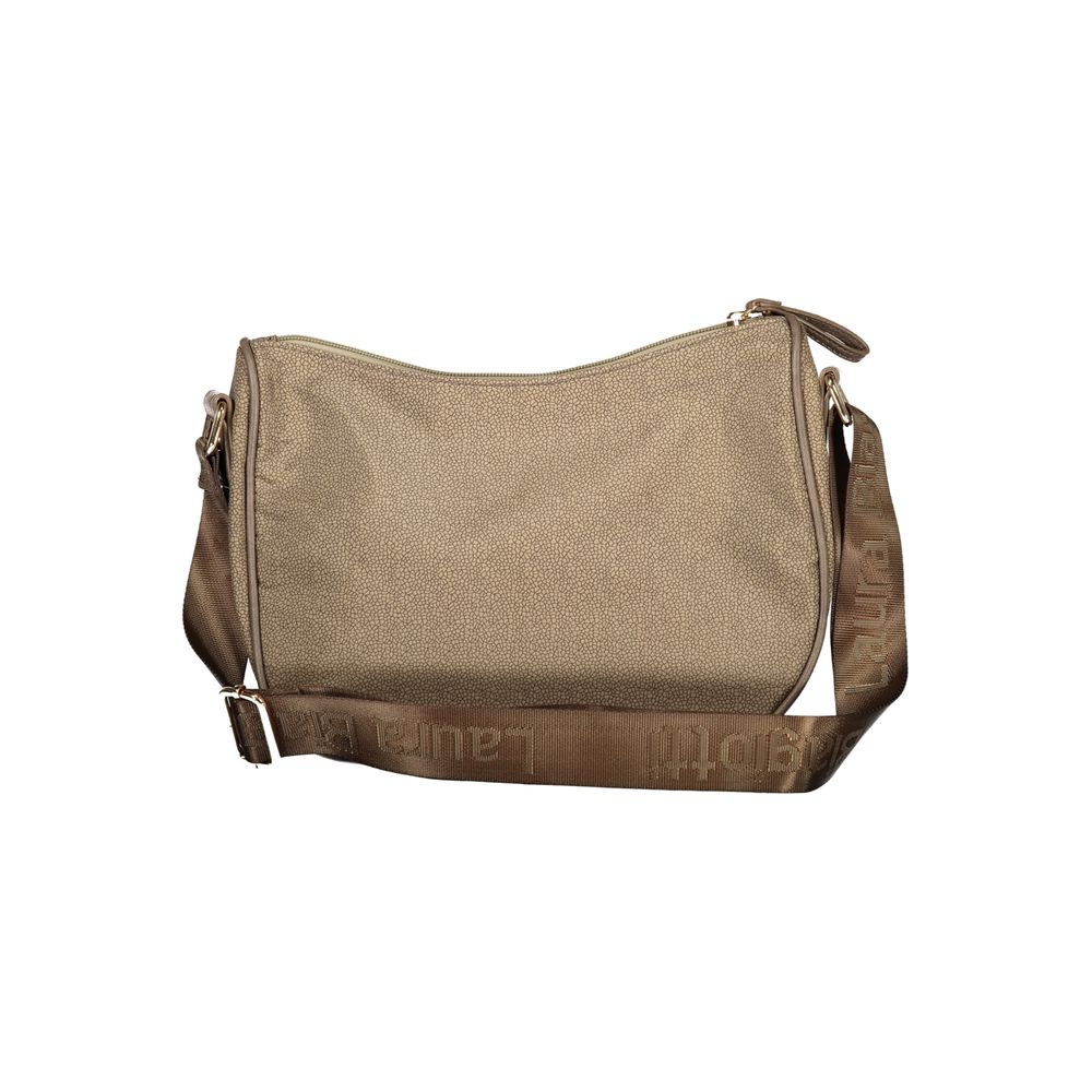 Laura Biagiotti Beige Polyester Women's Shoulder Bag