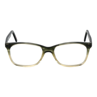 Andy Wolf Green Acetate Glasses (Frames), unisex full-rim rectangle style with demo lenses, size 50-15-135, includes branded case.