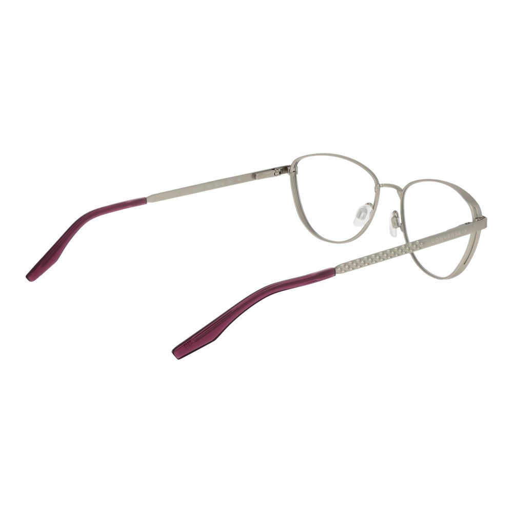 Converse Purple Metal Glasses (Frames) for women, featuring cat eye style, full-rim design, purple metal frame with demo lenses.