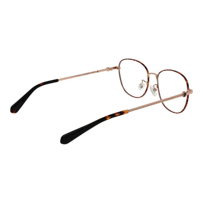 Guess Rose Gold Metal Glasses (Frames) for women, round style, full-rim, metal frame, rose gold color, size 53-17-140.