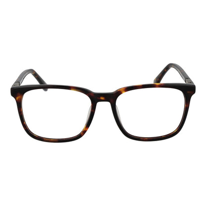 Land Rover Brown Acetate Glasses (Frames) featuring full-rim square design for men with demo lenses.