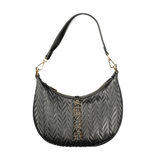 Mario Valentino Black Polyurethane Women Shoulder Bag