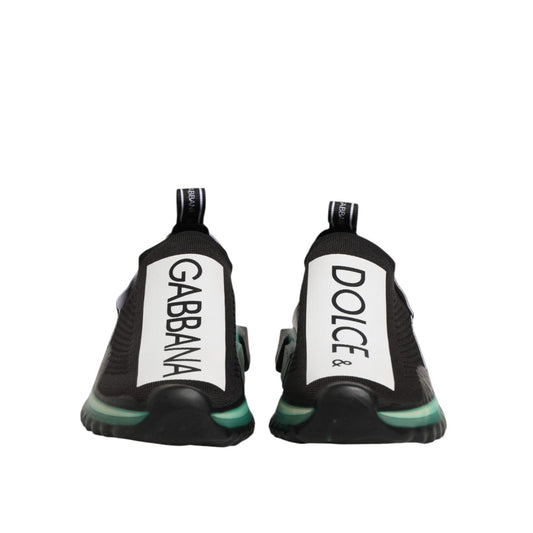Dolce & Gabbana Black Slip On Sorrento Men Sneakers Shoes