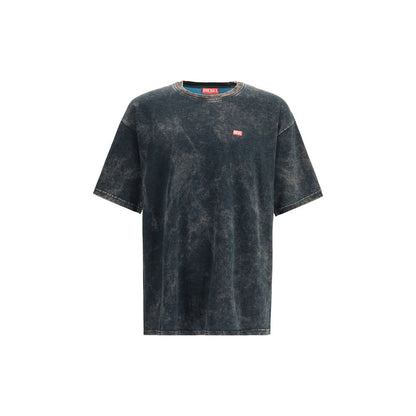 Diesel Black Cotton T-Shirt