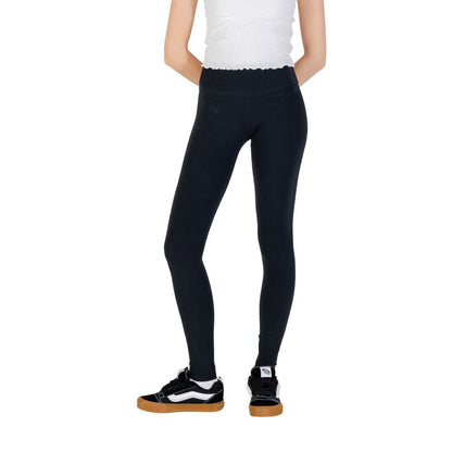 Converse Black Cotton Leggings 1728,71956299936,Black,Clothing,Converse,IT38|XS,IT40|S,IT42|M,Leggings - Sportswear - Clothing,New with tags,Sportswear - Clothing,Women
