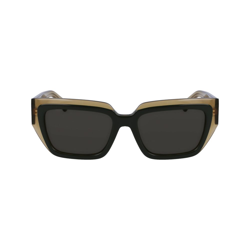 Ferragamo Green Acetate Sunglasses