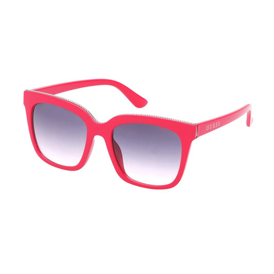 Guess Multicolor Resin Sunglasses in pink, model GO00045-5572B, 55/19/150mm, featuring gradient lenses.