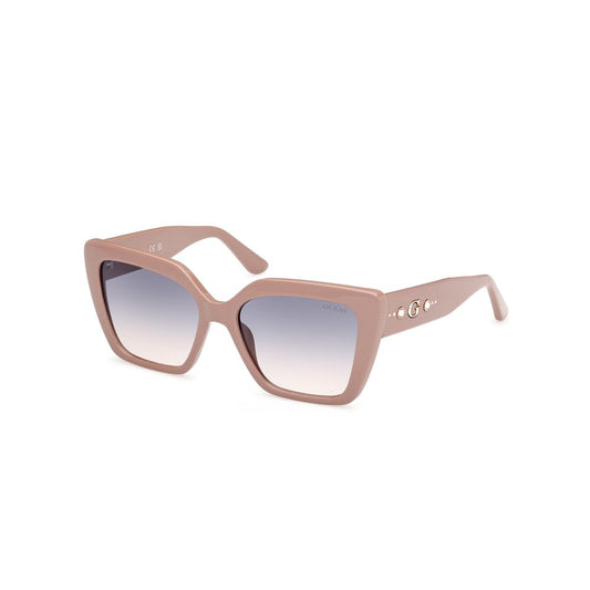 Guess Beige Resin Sunglasses