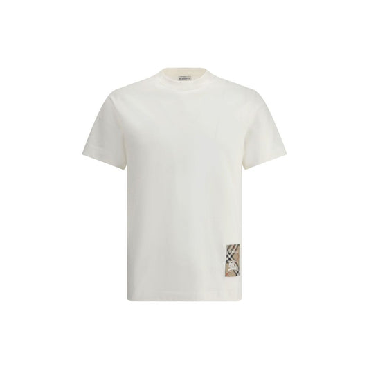 Burberry White Cotton T-Shirt