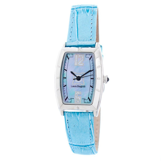 Laura Biagiotti Blue Leather Dress Watch 1728,67434610848,Accessories,Blue,Dress Watches - Watches - Accessories,Laura Biagiotti,New with tags,Watches - Accessories,Women