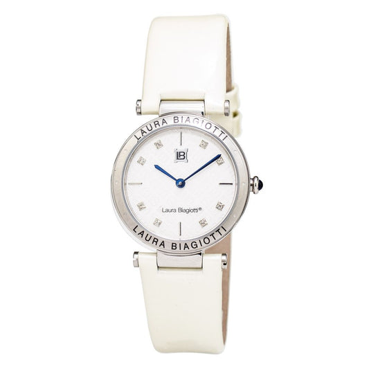 Laura Biagiotti Beige Leather Dress Watch 1728,67434610848,Accessories,Beige,Dress Watches - Watches - Accessories,Laura Biagiotti,New with tags,Watches - Accessories,Women