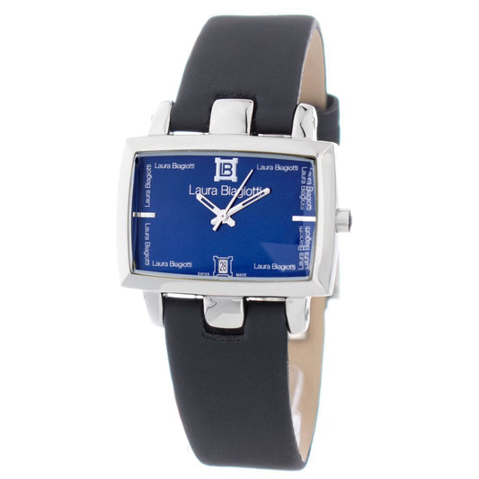 Laura Biagiotti Black Leather Dress Watch 1728,67434610848,Accessories,Black,Dress Watches - Watches - Accessories,Laura Biagiotti,New with tags,Watches - Accessories,Women