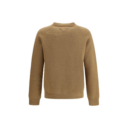 Prada Beige Wool Oves Aries Sweatshirt