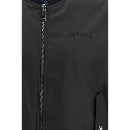 Versace Black Polyamide Jacket