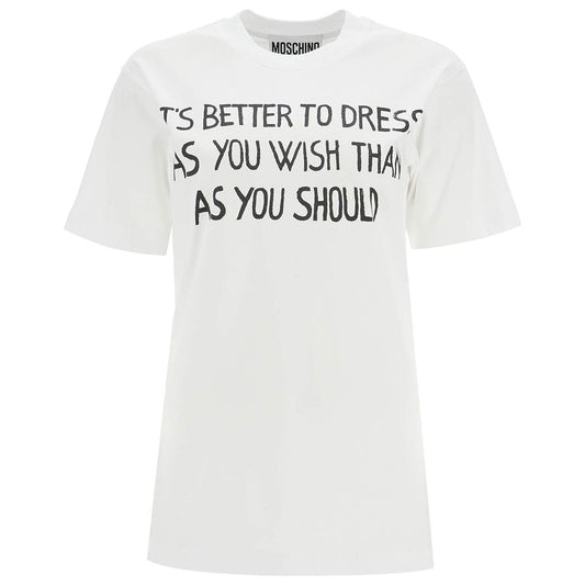 Moschino t-shirt with lettering print