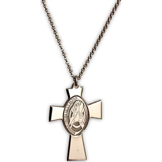 AMEN Mod. CROCE GESU MADRE PERLA CLCRGIU