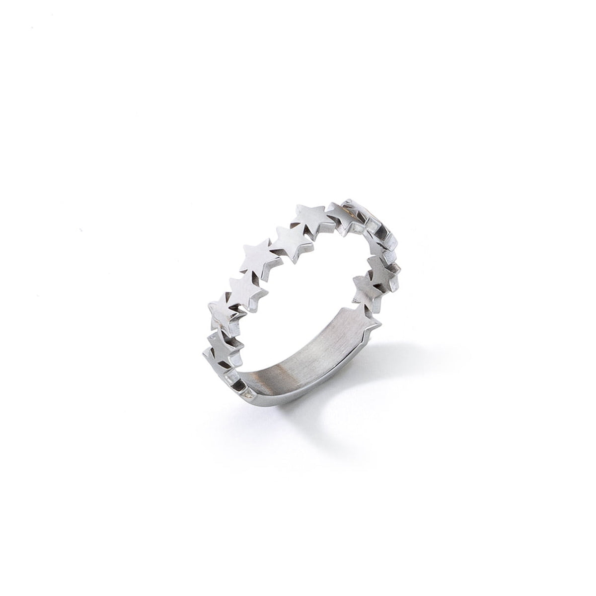 AN JEWELS JEWELRY Mod. ADC.R02S-8 silver star design ring
