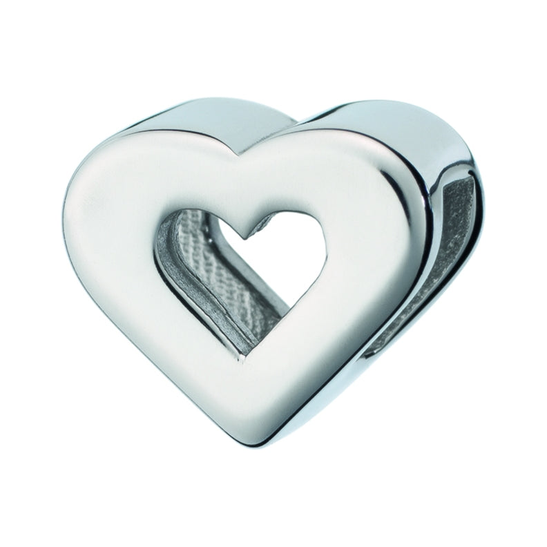 AN JEWELS JEWELRY Mod. AL.DLI02SS heart-shaped silver pendant