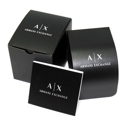 Official packaging for ARMANI EXCHANGE Mod. AX1874 wristwatch in black boxes