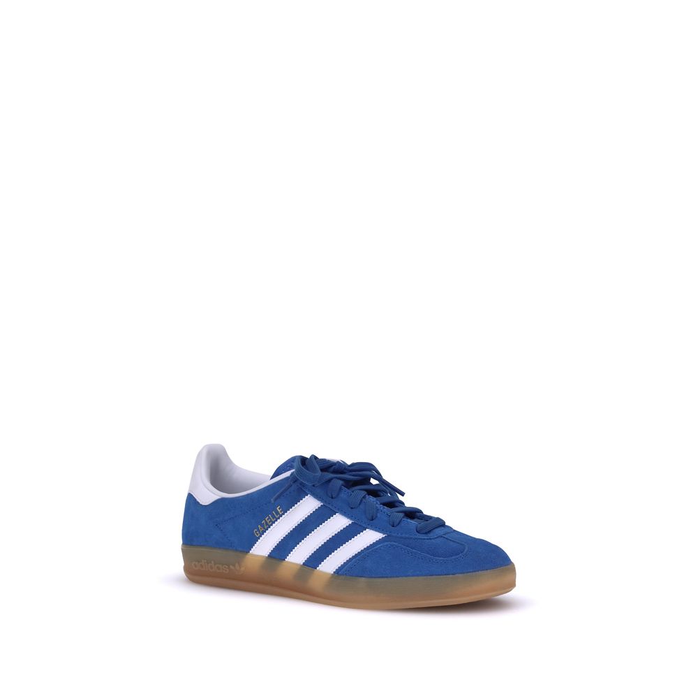 Adidas Blue Calf Leather Bos Taurus Sneakers