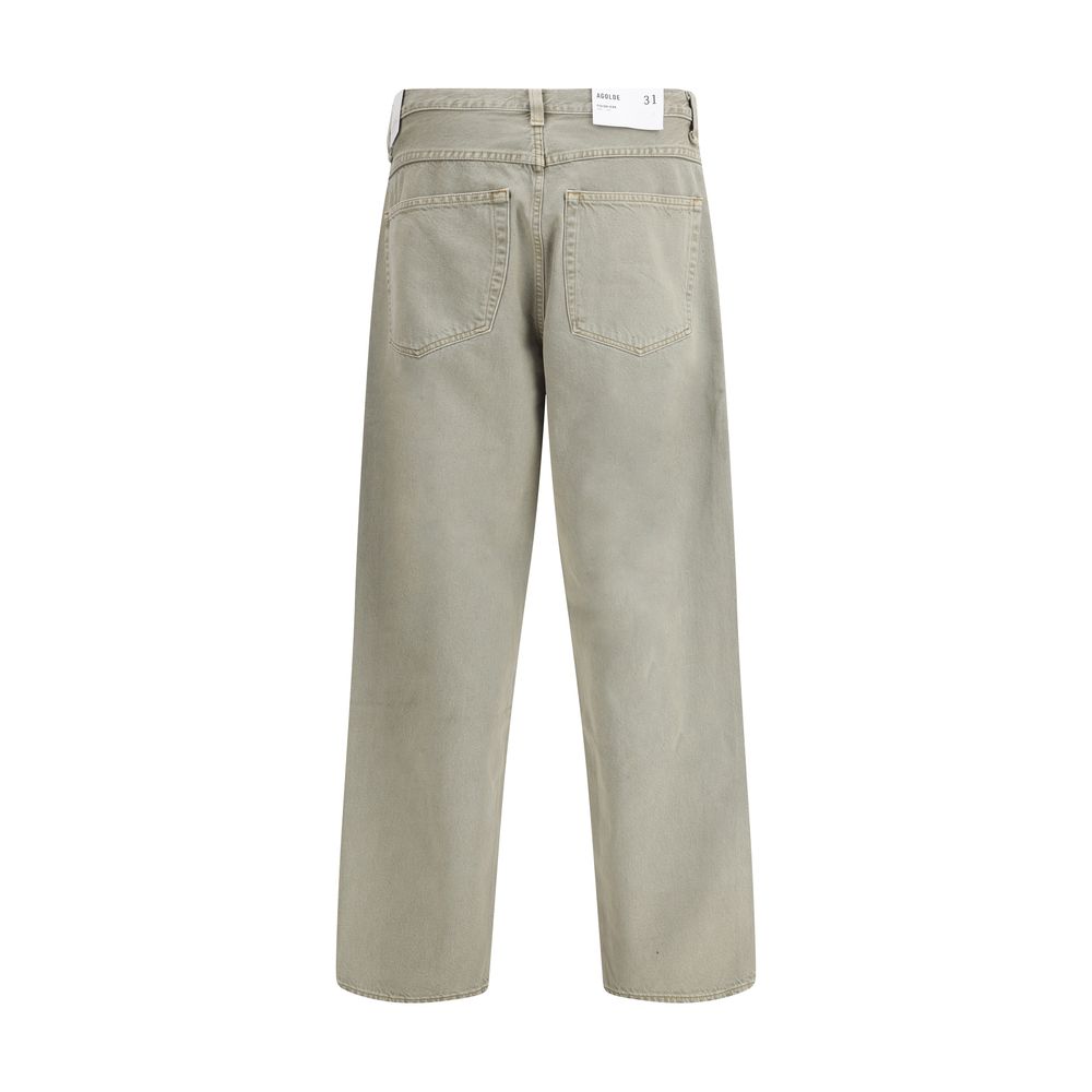 Agolde Gray Cotton Jeans Denim