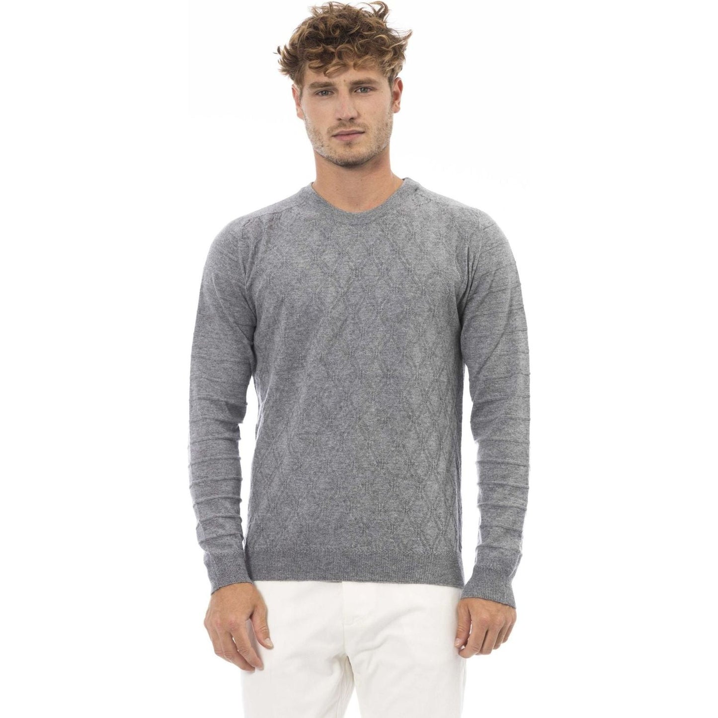 Alpha Studio Sweaters AU01C_1000GRIGIO:401404