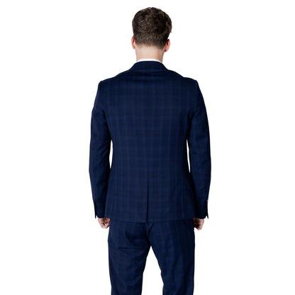 Antony Morato Blue Polyester Blazer