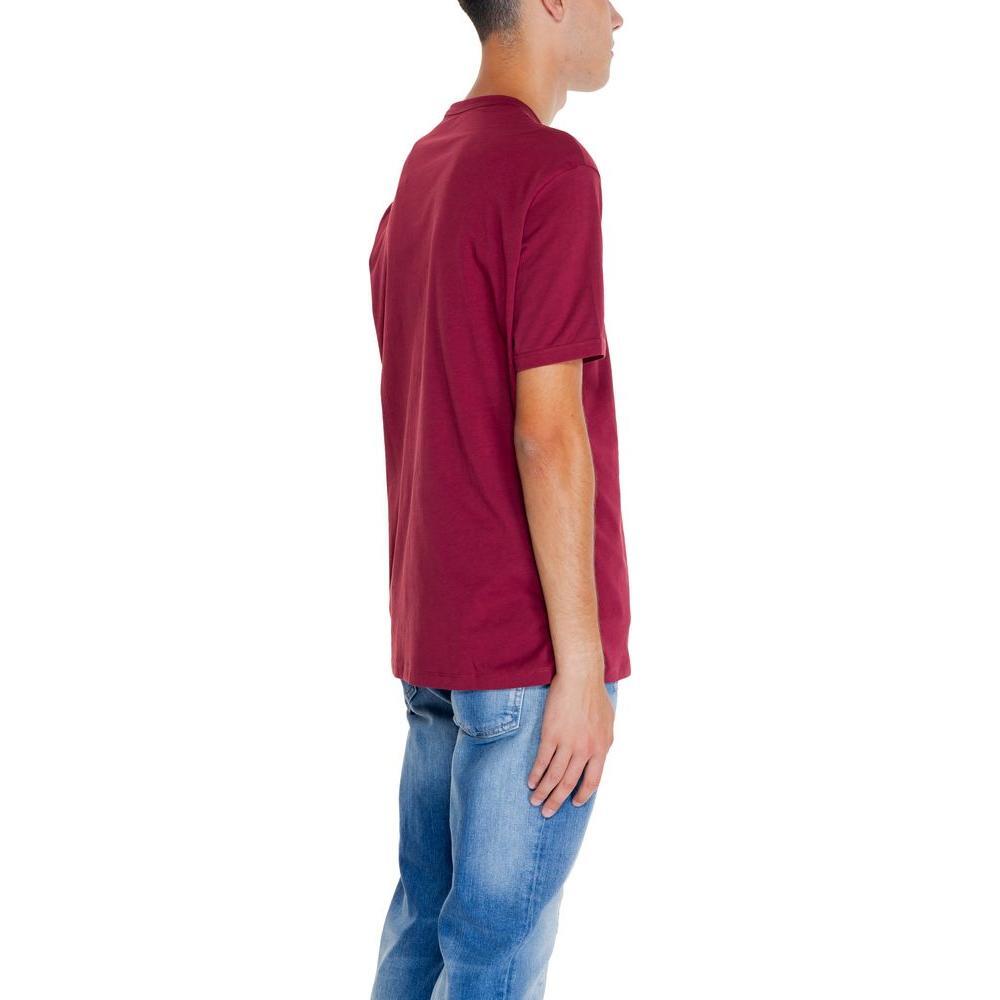 Armani Exchange Bordeaux Cotton T-Shirt AR-2786600129-IT52 | XL