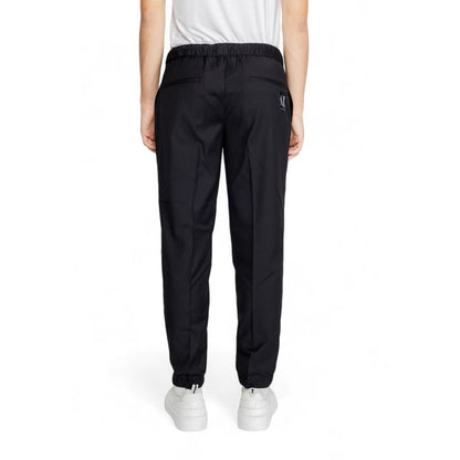 Armani Exchange Black Polyester Athletic Pants