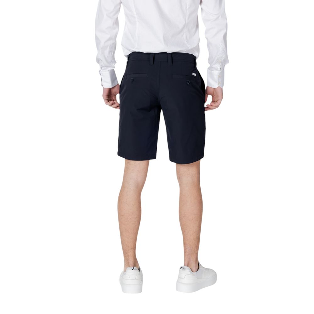 Armani Exchange Blue Polyamide Bermuda Shorts