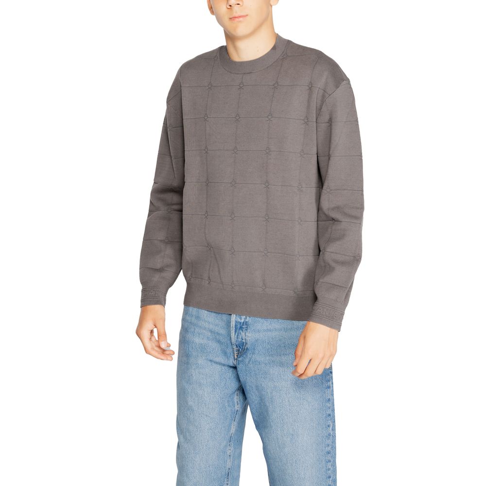 Armani Exchange Gray Cotton Sweatshirt