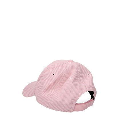 Back view of Autry Pink Cotton Cap (Baseball Hat) with strap closure, 100% cotton, MPN ACVU473N.