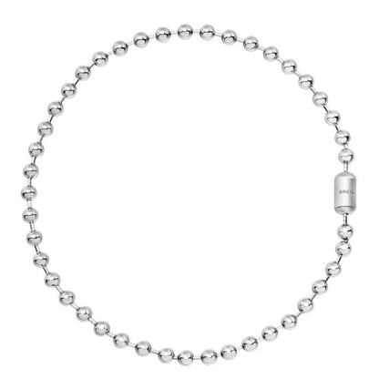 BREIL JEWELS Mod. TJ3668 silver gent necklace, 925° silver, chronograph features, in official packaging. Water resistant 5 ATM, quartz analog.
