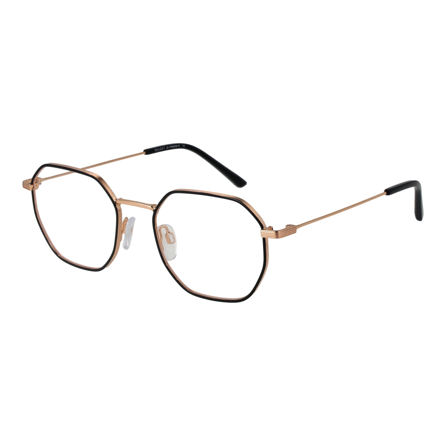 BULGET MOD. BG1774MT 5109B gent's eyeglasses with metal frame, optimized for comfort and style.