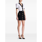 Balmain Two-tone twisted knit bodycon dress Dresses