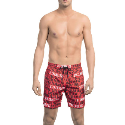 Bikkembergs Multicolor Polyester Swim Shorts