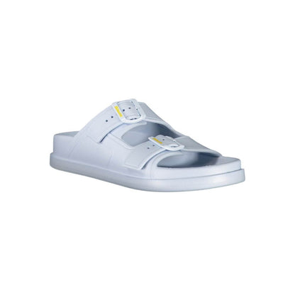 Blauer Blue Polyethylene Women Sandal with adjustable buckles for stylish comfort and chic design.