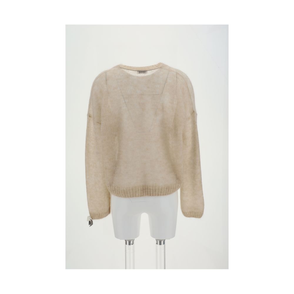 Brunello Cucinelli Beige Mohair Sweatshirt