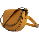 Brunello Cucinelli Light Brown Leather Logo Waist Strap Sling Bag BAG1572