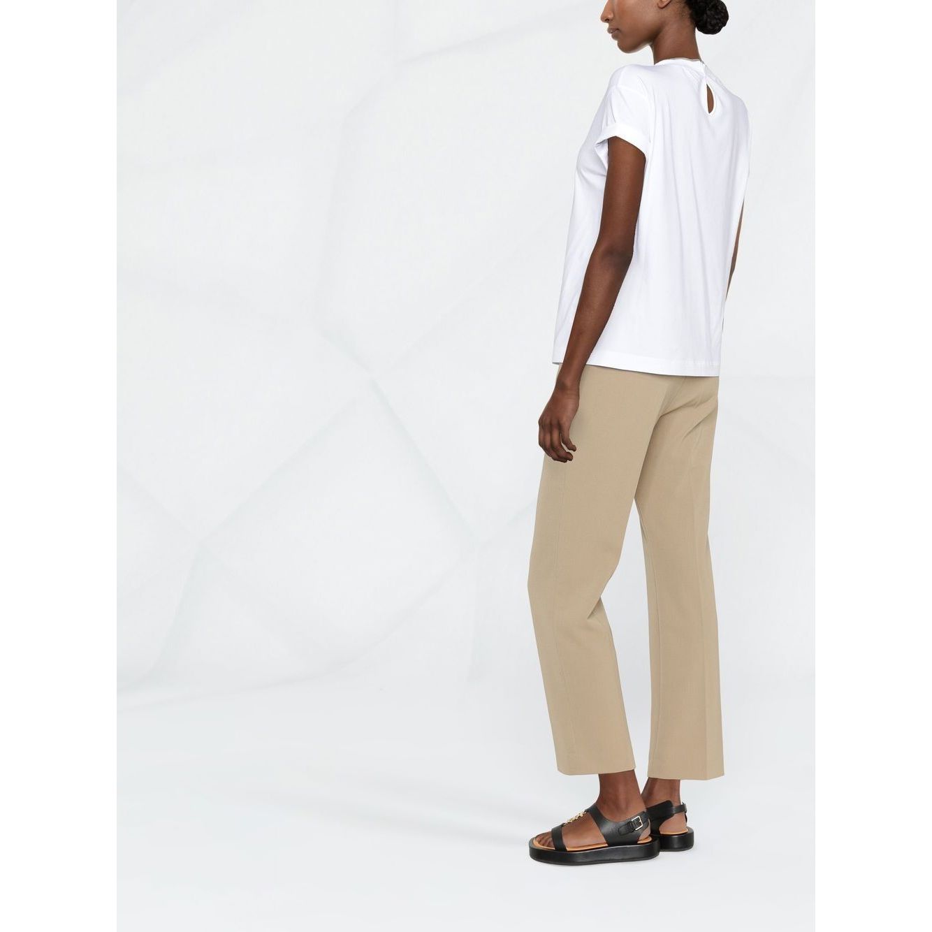 Brunello Cucinelli Chain-trim round-neck t-shirt