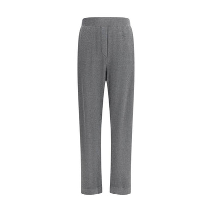 Brunello Cucinelli Gray Cotton Casual Pants