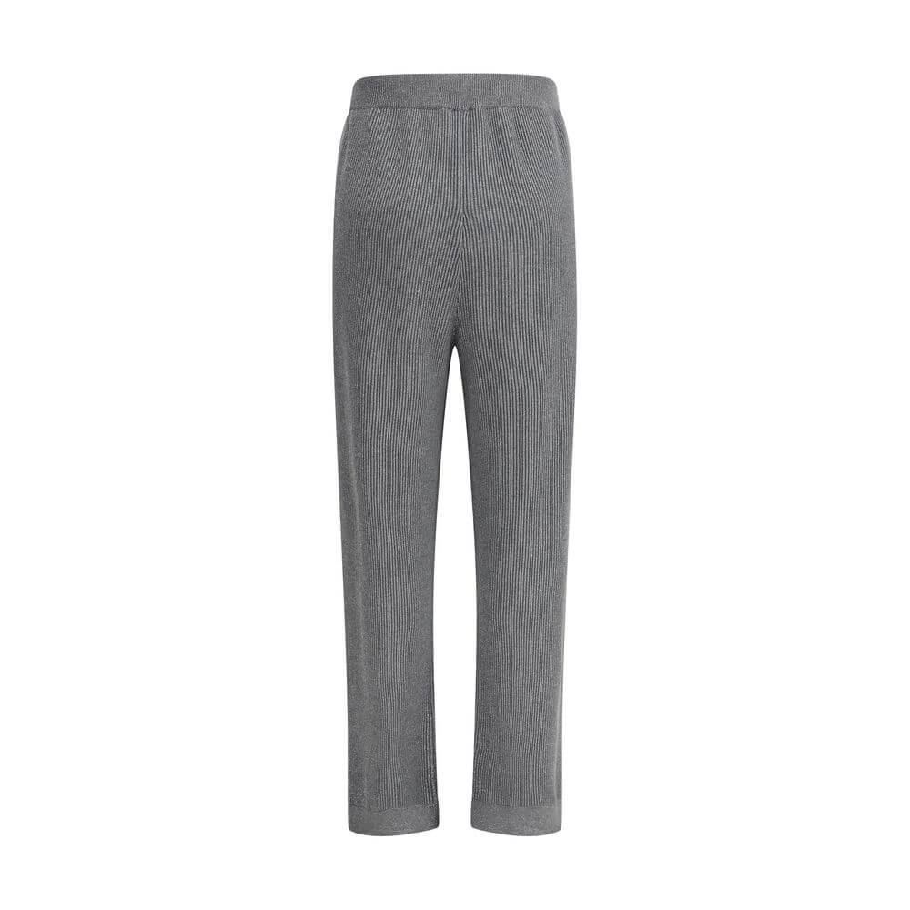 Brunello Cucinelli Gray Cotton Casual Pants