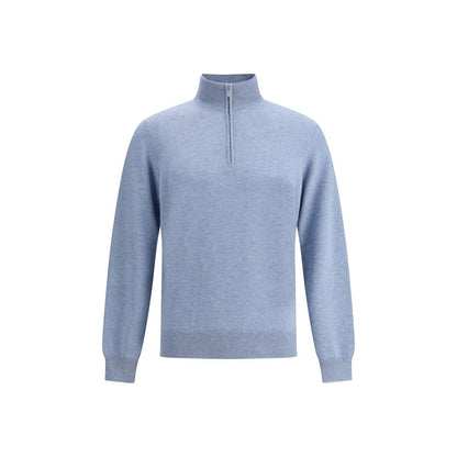 Brunello Cucinelli Light Blue Cashmere Cashmere Sweater