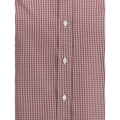 Brunello Cucinelli Multicolor Cotton Pattern Shirt