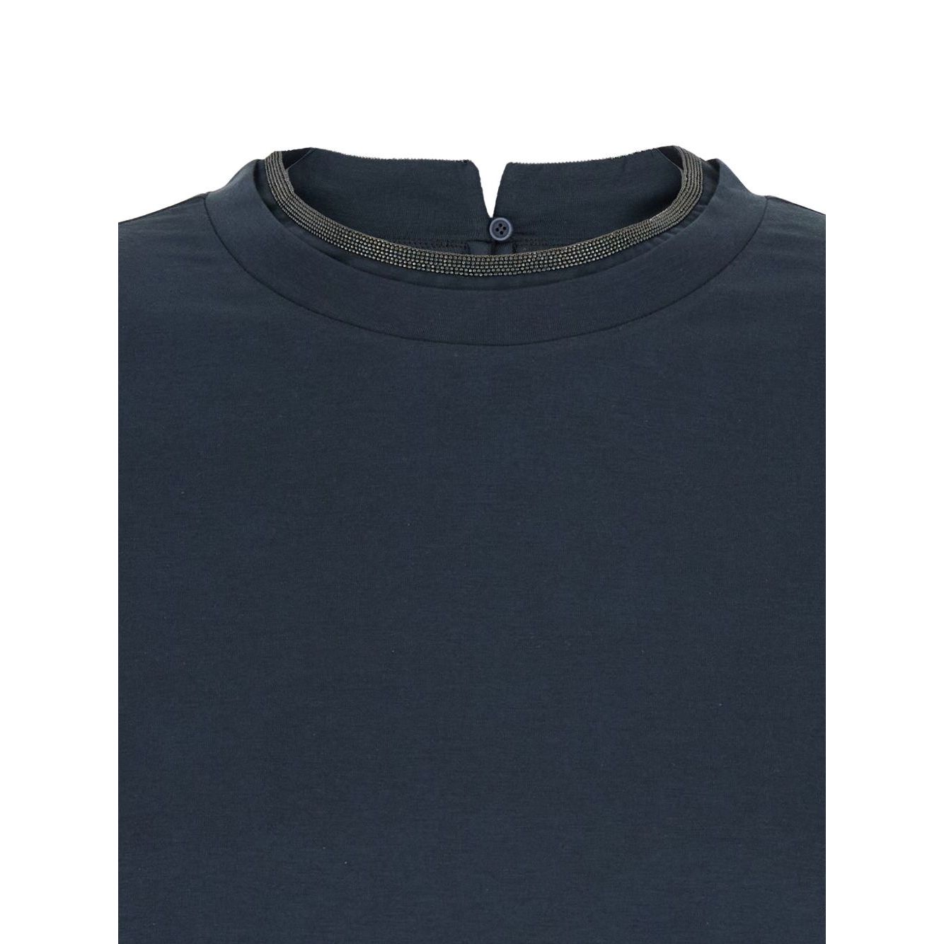 Brunello Cucinelli T-shirts and Polos Blue