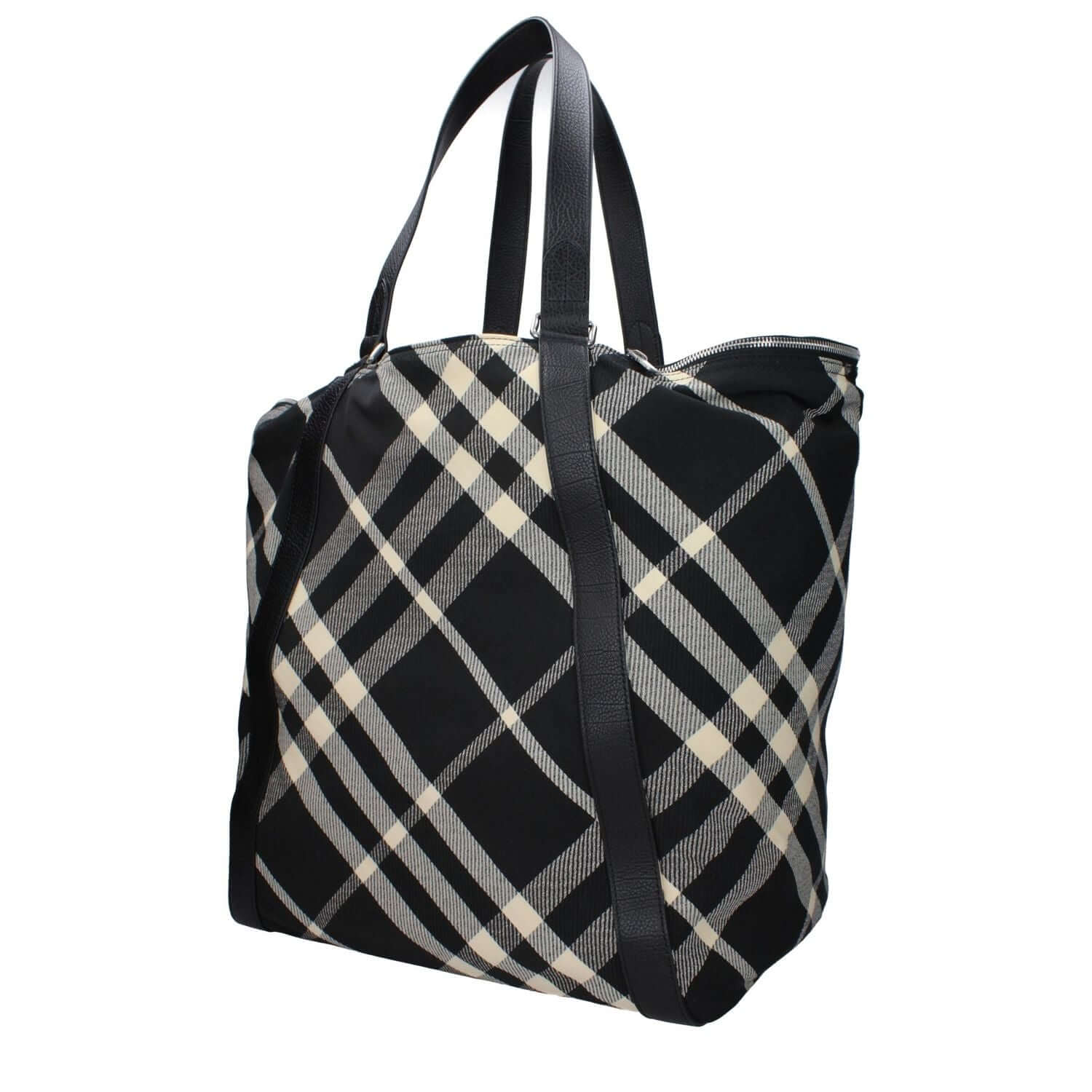 Burberry Black Fabric Shoulder Bag